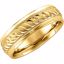 50673:60011:P 14kt White 6mm Comfort Fit Band Size 10