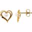 60858:2622830:P Akoya Cultured Pearl Heart Earrings