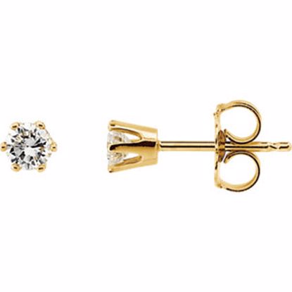 62864:2798140:P 1/4 CTW Diamond Friction Post Stud Earrings