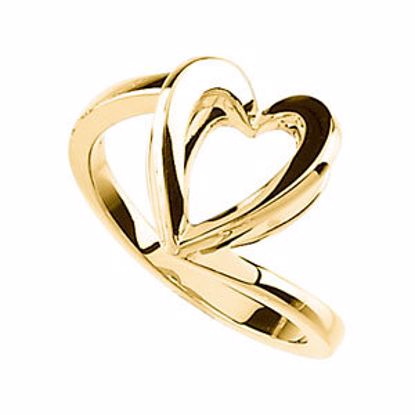 50695:100003:P Shadow Box Heart Ring