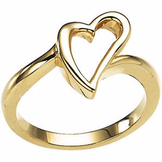 50697:100004:P Open Heart Ring
