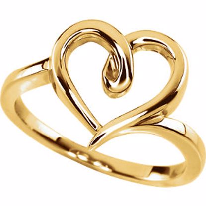 50696:100004:P Open Heart Ring
