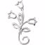 83539:100002:P 14kt White Flower Brooch