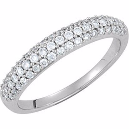 65418:60001:P 1/2 CTW Diamond Pavé Anniversary Band 