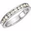 65710:60003:P Charles & Colvard Moissanite® 11-Stone Anniversary Ring