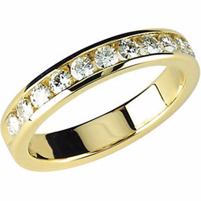 65710:60004:P Charles & Colvard Moissanite® 11-Stone Anniversary Ring
