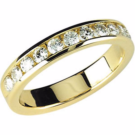 65710:60006:P Charles & Colvard Moissanite® 11-Stone Anniversary Ring