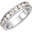 65711:60006:P Charles & Colvard Moissanite® 11-Stone Anniversary Ring