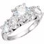 65724:60002:P Charles & Colvard Moissanite® Engagement Ring or Band