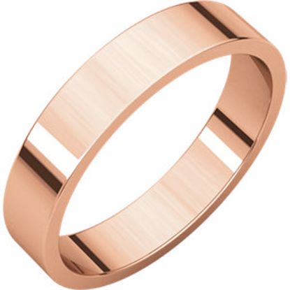 F11:32913:P 14kt Rose 4mm Flat Band