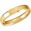 50672:60023:P 14kt Yellow 4mm Beveled Edge Comfort-Fit Band Size 6.5