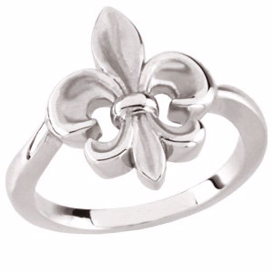 50770:100003:P Fleur-de-lis Ring