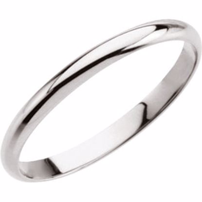 19340KIT:246864:P 14kt White Youth Band Size 3