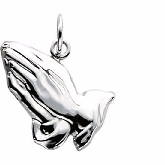 R16352:66888:P Praying Hands Pendant