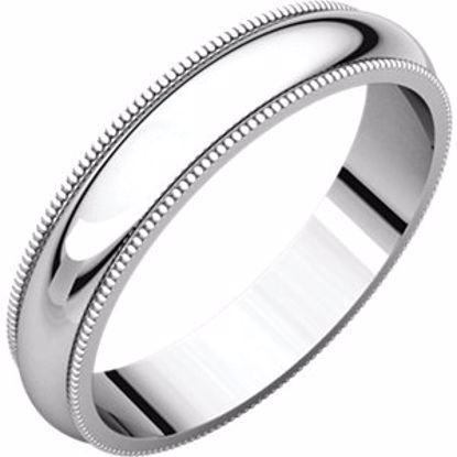 MG4:601:P Pallaidum 4mm Milgrain Band