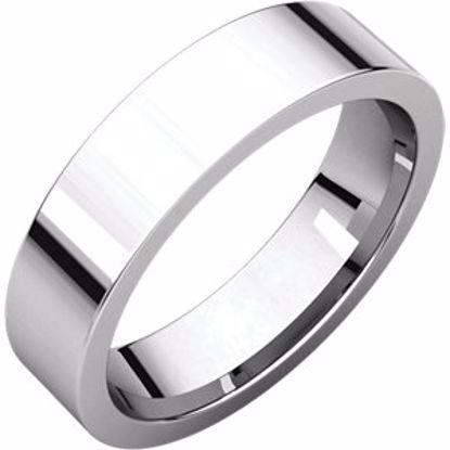 FIR12.5:686:P Palladium 5mm Flat Comfort Fit Band