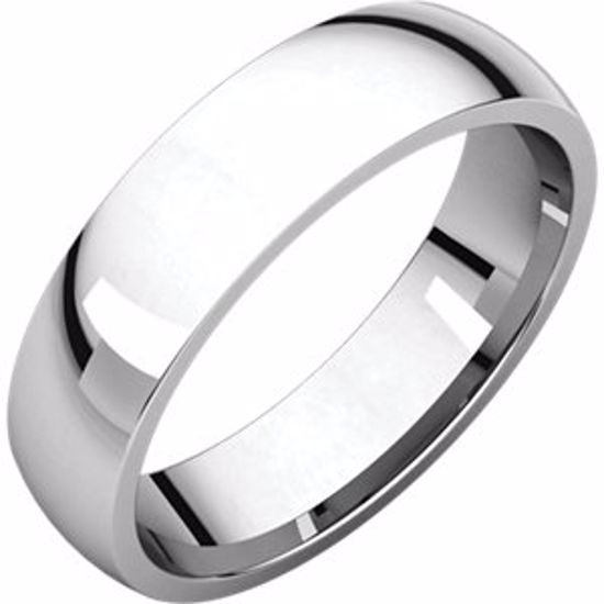 IRL12.5:674:P Palladium 5mm Light Comfort Fit Band