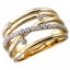 67095:60001:P 14kt Yellow 1/6 CTW Diamond Ring