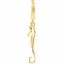 84440:101:P 14kt Yellow Sea Horse Dangle-Right
