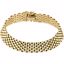 CH897:111:P 14kt Yellow 10.25mm Panther 7" Bracelet