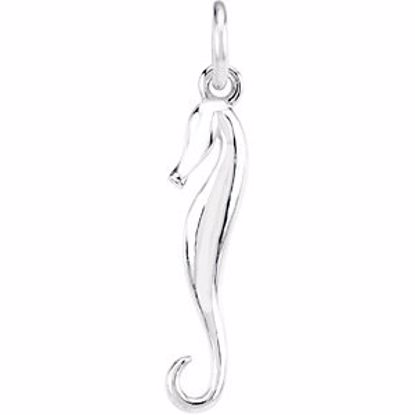 84440:115:P Sterling Silver Sea Horse Dangle-Left
