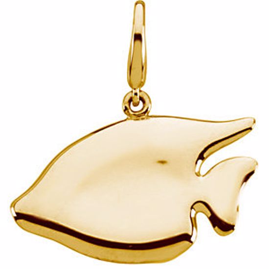 84517:84484:P Gold Fashion Sunfish Charm