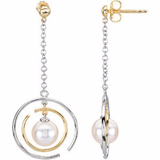 67205:60001:P Freshwater Cultured Pearl Earrings
