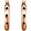 20270:163840:P 14kt Yellow 13mm Tube Hoop Earrings