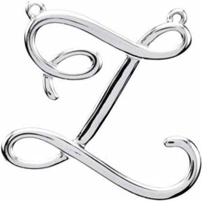 84576:272:P Sterling Silver "Z" Script Initial
