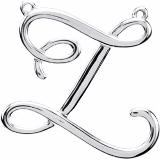 84576:272:P Sterling Silver "Z" Script Initial