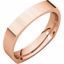 SQR10.5:276443:P 14kt Rose 4mm Square Comfort Fit Band