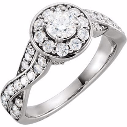 67388:60001:P Twist-Style Engagement Ring or Band