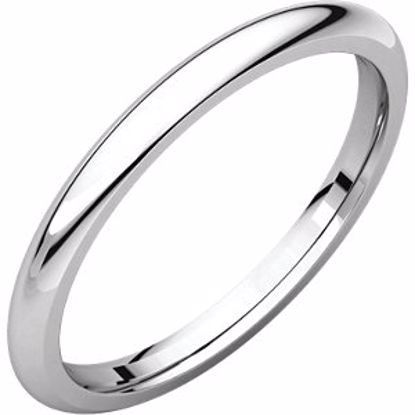 IR5.5:625:P 14kt X1 White 2mm Comfort Fit Band