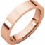 FIR7.5:22424:P 14kt Rose 4mm Flat Comfort Fit Band