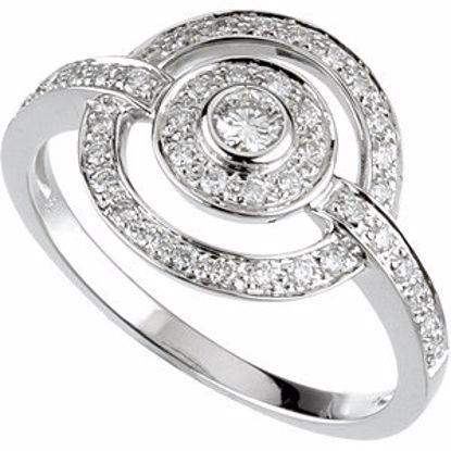 67451:60001:P Diamond Circle Ring