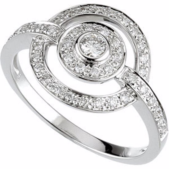 67451:60001:P Diamond Circle Ring