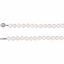 67626:101:P Sterling Silver Freshwater Cultured Pearl 7.75" Bracelet