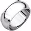 HRE9.5:167554:P Platinum 8mm Half Round Edge Band