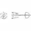 62865:104:P 14kt White 1 1/2 CTW Diamond Threaded Post Stud Earrings