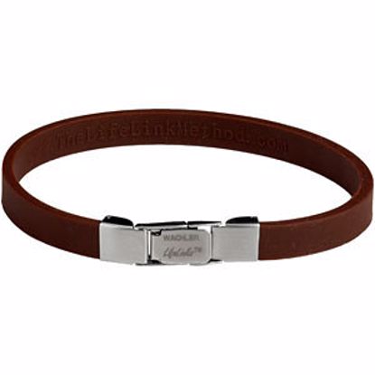 BRC450:108:P LifeLink&trade; Rubber Bracelet with Clasp