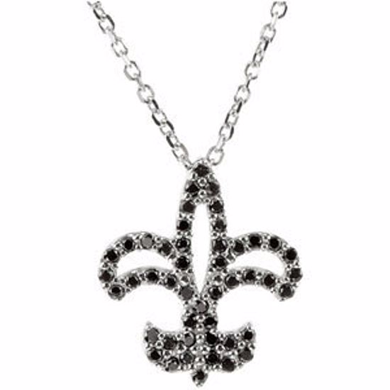 67755:84714:P Fleur-de-lis Necklace