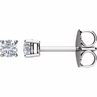67541:104:P 1/5 CTW Diamond Friction Post Stud Earring