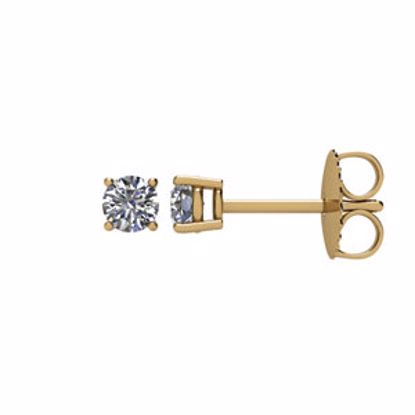 67541:109:P 1/3 CTW Diamond Friction Post Stud Earring