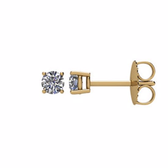 67541:109:P 1/3 CTW Diamond Friction Post Stud Earring