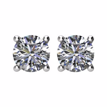 67541:100:P 1/4 CTW Diamond Friction Post Stud Earring
