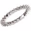121653:60019:P Platinum 2.4mm Round 26-Stone Eternity Band Mounting Size 7