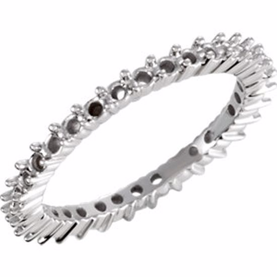 121652:122:P Platinum Eternity Band Mounting Size 7.5