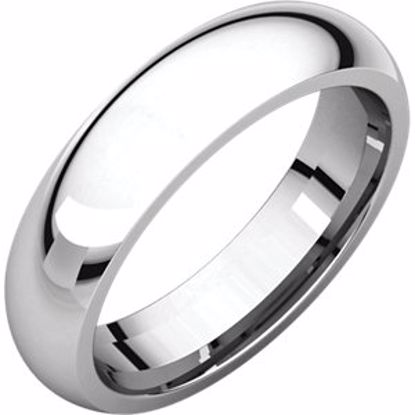 IR6:279941:P 18kt White 5mm Comfort Fit Band