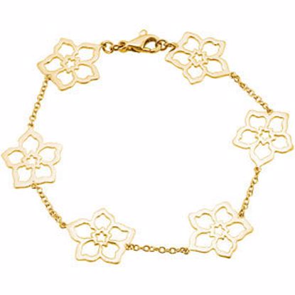BRC634:101:P Forget Me Not Bracelet