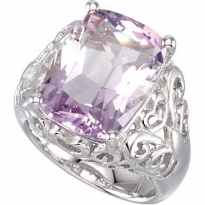 67909:101:P Rose De France Quartz Openwork Ring